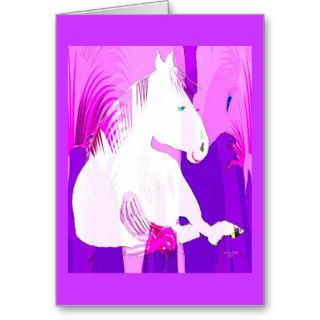 Retirement  Whimsical Horse Collection Greeting Card