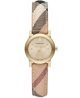 Burberry Watch, Womens Swiss Haymarket Check Strap 26mm BU9219   Watches   Jewelry & Watches