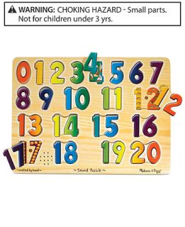Melissa and Doug Kids Toy, Numbers Sound Puzzle   Kids