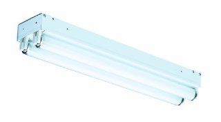 Thomas Lighting FS232 EB Two Light Fluorescent Strip Light, White, 4 1/8 Inch W by 3 3/4 Inch H by 48 Inch L   Close To Ceiling Light Fixtures  