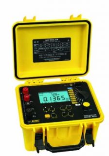 AEMC 6250 Four Input Digital Microohm Meter with 10A Kelvin Clips, RS 232 Output, DataView Software, 7 Test Ranges, 2, 500 Ohms Resistance