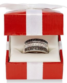 Sterling Silver Ring, Champagne Diamond Stackable Ring (1/2 ct. t.w.)   Rings   Jewelry & Watches