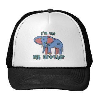 Elephant I'm the Big Brother Trucker Hats