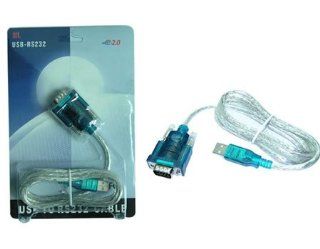 High Speed Converter USB 2.0 To RS232 Serial Pin Cable Adapter Blue Electronics