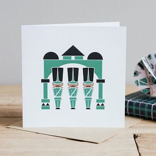 toy soldier christmas card pack by charlie loves lucy