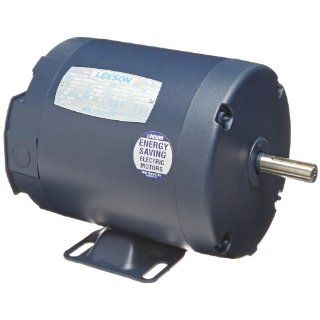 Leeson 110143.00 TENV Rigid Base Motor, 3 Phase, 56 Frame, Rigid Mounting, 1/2HP, 3600 RPM, 208 230/460V Voltage, 60Hz Fequency Electronic Component Motor Drives