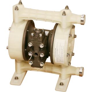 Liquidynamics Double Diaphragm Pump for Diesel Exhaust Fluid — 3/4in. Ports, 30 GPM, Model# 20015-YPS  DEF Pneumatic Pumps   Systems