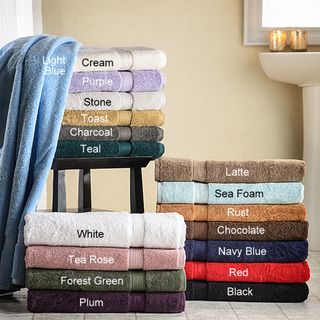 Superior Collection Luxurious 900 GSM Egyptian Washcloths (Set of 6) Bath Towels