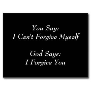 I Forgive You Postcard