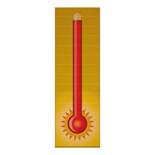Red Hot Goal Thermometer Print