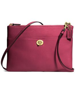 COACH LEGACY TURNLOCK CROSSBODY IN LEATHER   Handbags & Accessories