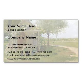 William Chase The Back Yard,Shinnecock,Long Island Business Card Templates