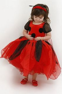 ladybird fairy costume with boppers by frilly lily