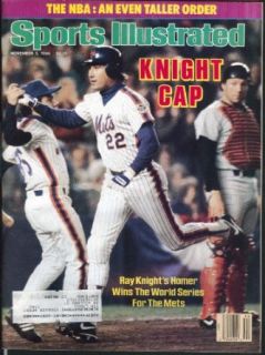 SPORTS ILLUSTRATED Ray Knight World Series Jack Nicholson 11/3 1986 Entertainment Collectibles