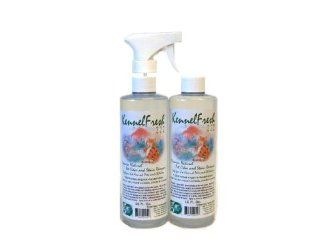 KennelFresh 222 Premier Natural and Safe Pet Odor and Organic Stain Remover (2   16oz Spray Bottles With 1 Sprayer) 