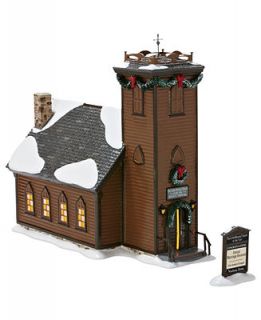 Department 56 Snow Village   The Little Brown Church in the Vale Collectible Figurine   Retired 2013   Holiday Lane