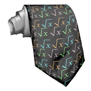 maths square root of  function x neck tie