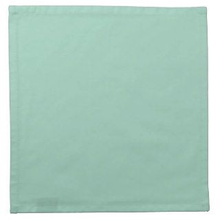 Light Seafoam Green Fashion Color Trend Sea Foam Cloth Napkins