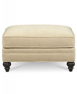 Charlene Fabric Ottoman, 32W X 24D X 18H   Furniture