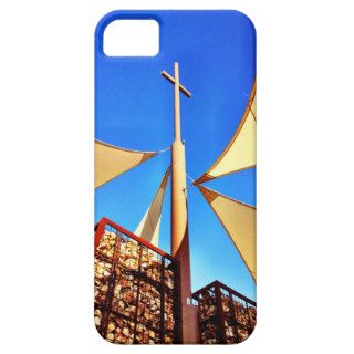 Beautiful Christian Church Cross Blue Sky iPhone 5 Cover