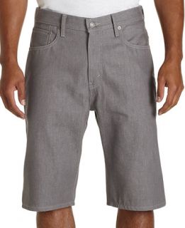 Levis 569 Loose Straight Fit Shorts, Silver Psk   Shorts   Men