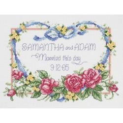 Married This Day Counted Cross Stitch Kit Janlynn Cross Stitch Kits