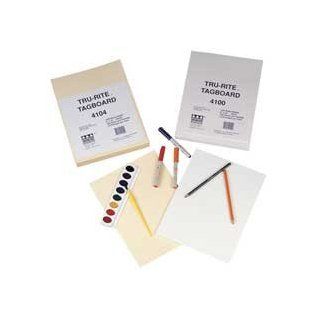 Heavyweight Tagboard Paper, 150 lb., 12x18, 100 Ct, White (RIV04109)  Art Drafting School Supplies 