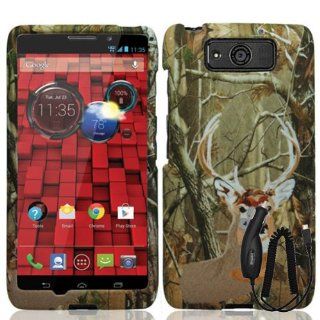 MOTOROLA DROID ULTRA XT1080 GREEN DEER HUNTING COVER SNAP ON HARD CASE + FREE CAR CHARGER from [ACCESSORY ARENA] Cell Phones & Accessories