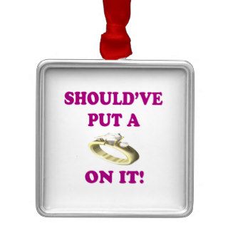 Put A Ring On It Christmas Tree Ornament