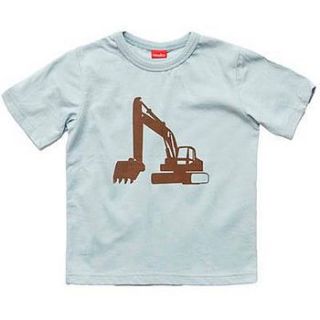 boy's digger t shirt by anna&sally