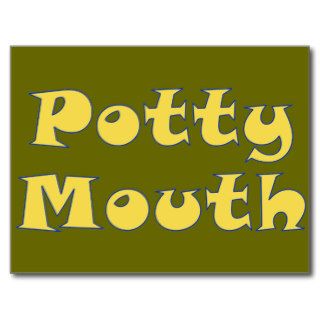 Potty Mouth Post Card