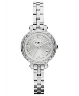 Fossil Womens Heather Mini Stainless Steel Bracelet Watch 26mm ES3135   Watches   Jewelry & Watches