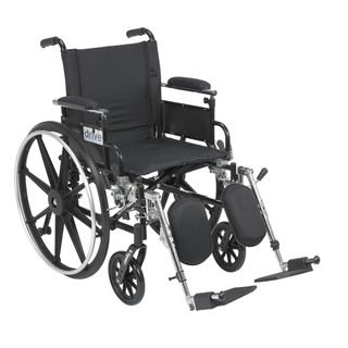 Viper Wheelchair with Flip back Desk Arms and Front Riggings Drive Medical Wheelchairs