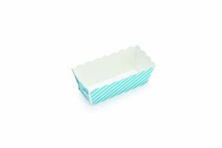 Welcome Home Brands Rectangular Mini Loaf, Blue Stripe, 500 Pieces Per Pack, Kitchen & Dining