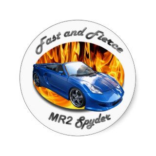 Toyota MR2 Spyder Stickers