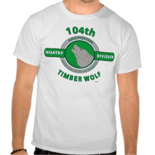 104TH INFANTRY DIVISION "TIMBER WOLF" SHIRTS