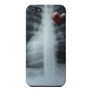 xray ribs with a heart unique 4 casing iPhone 5 cover