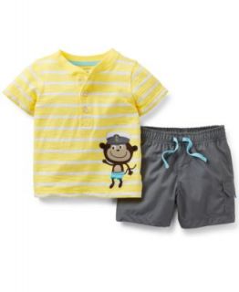 Carters Baby Boys 2 Piece Shirt & Shorts Set   Kids