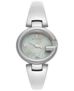 Gucci Watch, Womens Swiss Guccissima Stainless Steel Bangle Bracelet 27mm YA134502   Watches   Jewelry & Watches