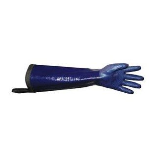Steam Resistant Gloves, Blue, M, Rubber, PR   Work Gloves  