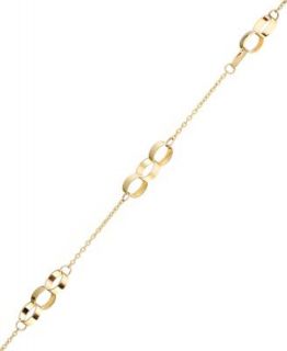 10k Gold Bracelet, Infinity Motif Bracelet   Bracelets   Jewelry & Watches