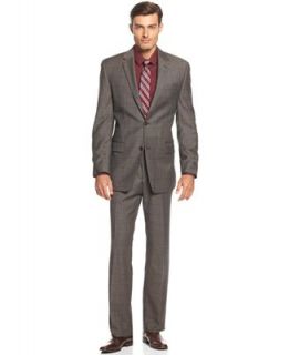Michael Michael Kors Suit, Charcoal Plaid   Suits & Suit Separates   Men