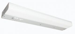 American Fluorescent TUQ117R8 Undercabinet Light, White, with Outlet and Switch, Electronic Ballast 24 1/8 Inch   Under Counter Light Bars  