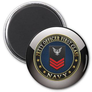 [500] Navy Petty Officer First Class (PO1) Refrigerator Magnets