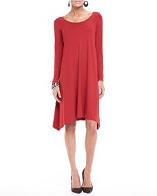 Eileen Fisher Jersey Relaxed Fit Dress, Petite