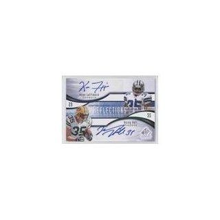 2009 Upperdeck Keon Lattimore (Dallas Cowboys) Korey Hall (Green Bay Packers) Dual Autograph Trading Card #R DK 