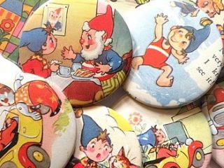 vintage noddy magnet by cowboys & custard