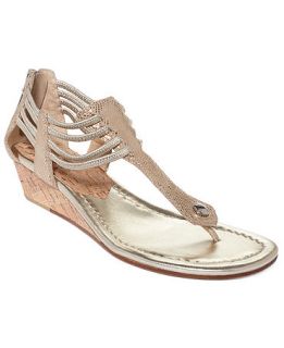 Donald J Pliner Womens Dyna Wedge Thong Sandals   Shoes