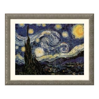 Great American Picture The Starry Night Silver Framed Print   Vincent