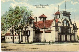 1915 Vintage Postcard   Mormon Tabernacle   Ogden Utah 